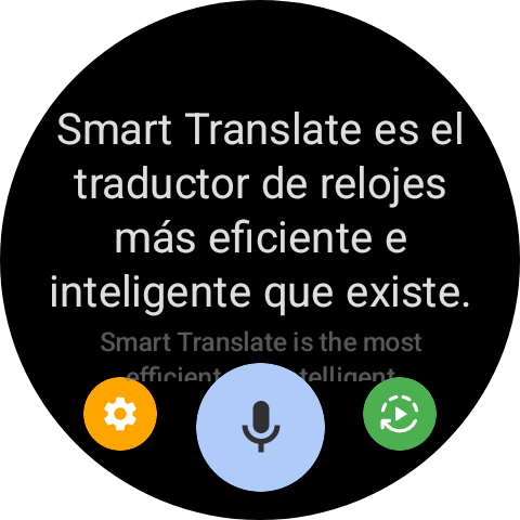 Wear OS Translator App Icon